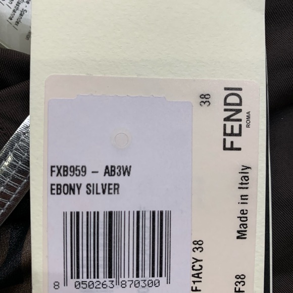 SOLD Fendi Allover Logo V-Neck One-Piece Swimsuit - Picture 9 of 12